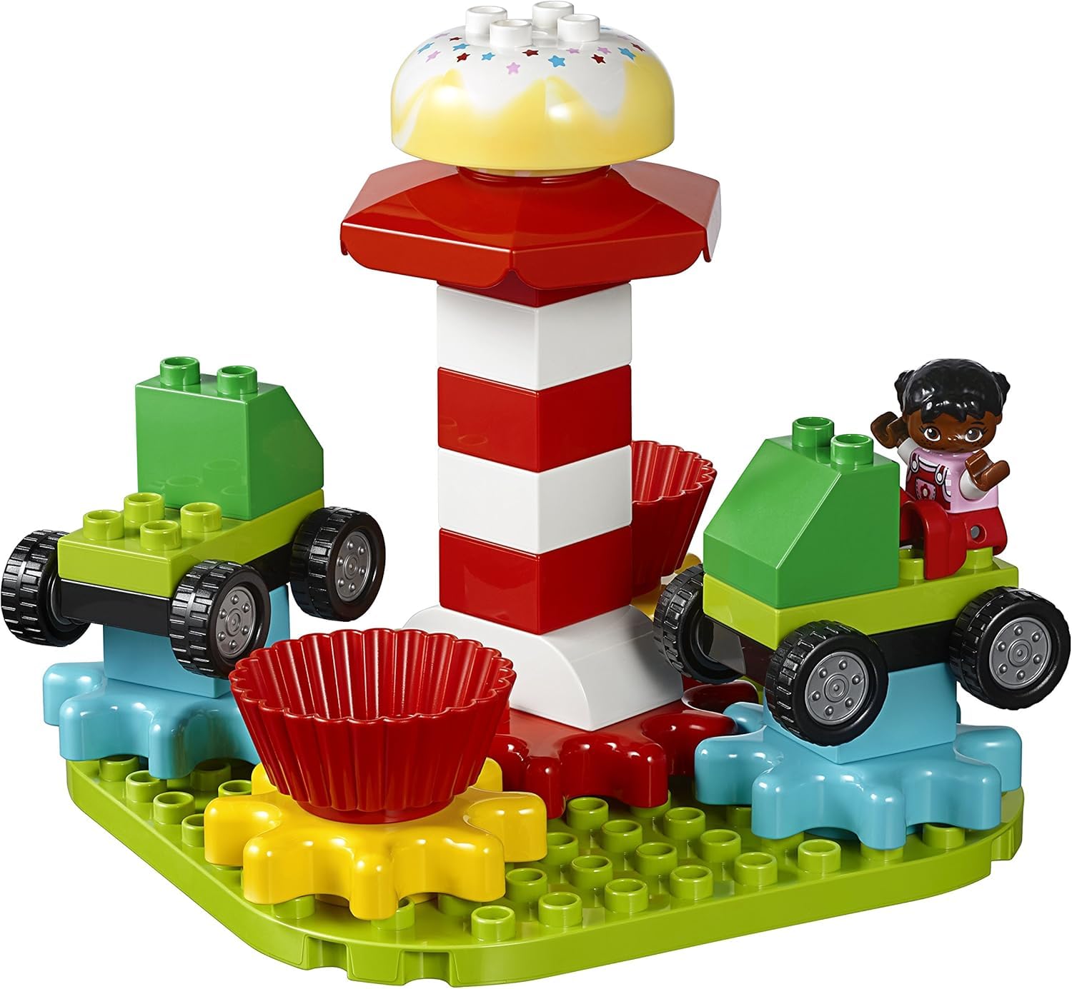 LEGO Education DUPLO Steam Park 45024, Fun STEM Educational Toy, Steam Learning for Girls & Boys Ages 3 & Up (240Piece)