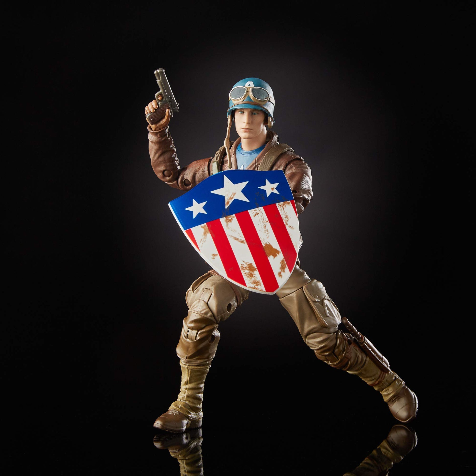Marvel Legends Series Captain America: The First Avenger 6-Inch-Scale Movie-Inspired Captain America And Peggy Carter Collectible Action Figure 2-Pack