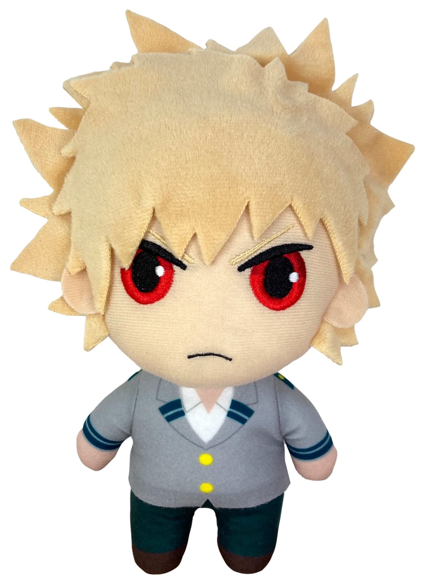 Great Eastern Entertainment My Hero Academia - Katsuki Bakugo (School Uniform) Plush 8" H