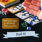 Calliope Roll for It! Deluxe Edition Strategy Board Game - Fast Dice Rolling Game for 2-8 Players Ages 8+ | Family Game Night Fun in Travel Tin