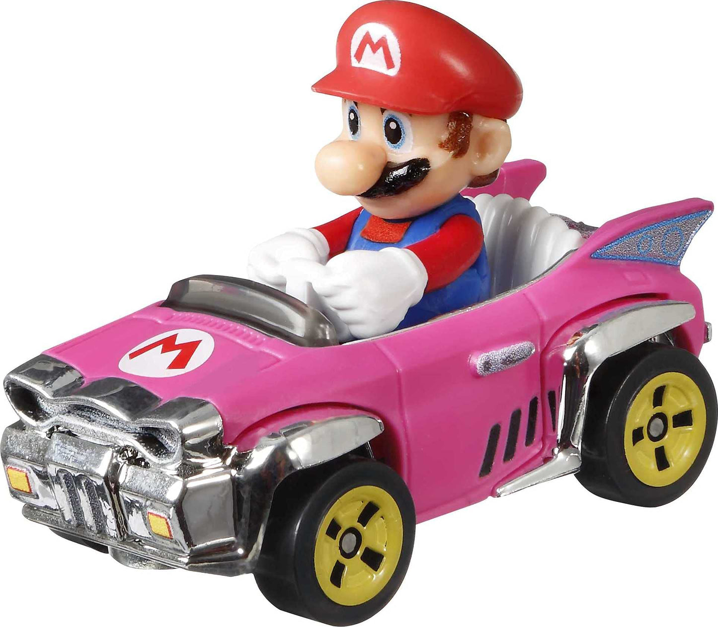 Hot Wheels Mario Kart Vehicle 4-Pack, Set of 4 Fan-Favorite Characters Includes 1 Exclusive Model, Collectible Gift for Kids & Fans Ages 3 Years Old &