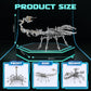 LONGPIN 3D Metal Scorpion Puzzle - Laser-Cut DIY Challenge, Lifelike Collectible Decor for Adults & Teens, for Puzzle Enthusiasts & Nature