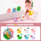 150 Pieces Mini Resin Duck Miniature Figures Micro Fairy Garden Landscape Aquarium Dollhouse Ornament Potted Plants Decoration DIY Slime Charms