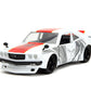 Jada One Punch Man 1:24 1974 Mazda RX-3 Die-cast Car & 2.75" Saitama Figure, Toys for Kids and Adults