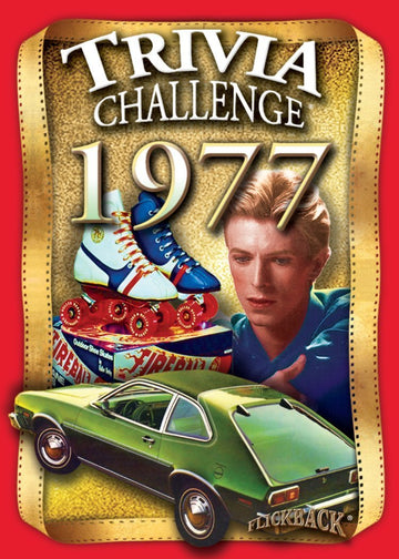 Flickback 1977 Trivia Playing Cards: Perfect Birthday or Wedding