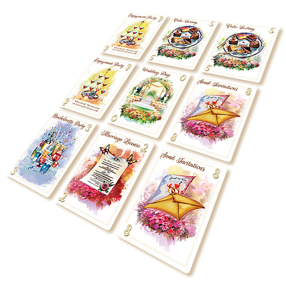CardLords: Wedding Countdown - Wedding Themed Select & Swap Card Game, Happily-Ever-After is Just A Game Away, Parties & Events, Ages 8+, 2-6+ Players