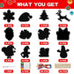 Max Fun Christmas Crafts Scratch Art for Kids, 96PCS Ornaments Rainbow Magic Color Scratch Off Cards Paper Hanging Art Craft Supplies Educational Toys