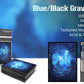 Realm Guard - 100ct Textured Matte TCG/MTG Card Art Sleeves (Blue/Black Graveyard)