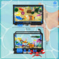 Tenhorses Fish Tank Building Block Set, Lighting Aquarium Sets Including Marine Life, a Submarine and a Treasure Chest, Building Block Toy for 6+