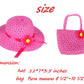 Girls Tea Party Hats and Purse for Kids Child Babe Little Playtime Birthdays Easter Party Supplies Accessories, Includes 6 Purses and 6 Daisy Flower