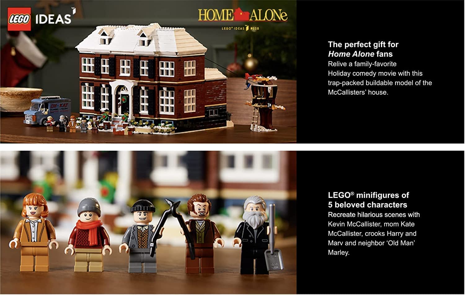 Lego Ideas Home Alone Exclusive Building Set 21330, for ages 18+