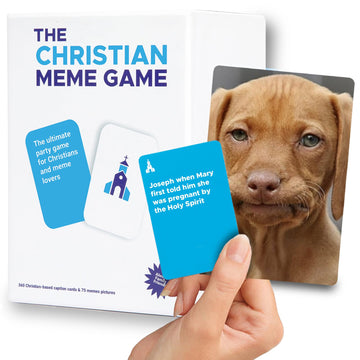 The Christian Meme Game for Family Fun- Clean, Hilarious Bible Game with 75 Memes & 360 Faith-Based Captions - Family Meme Game, Christian Gift