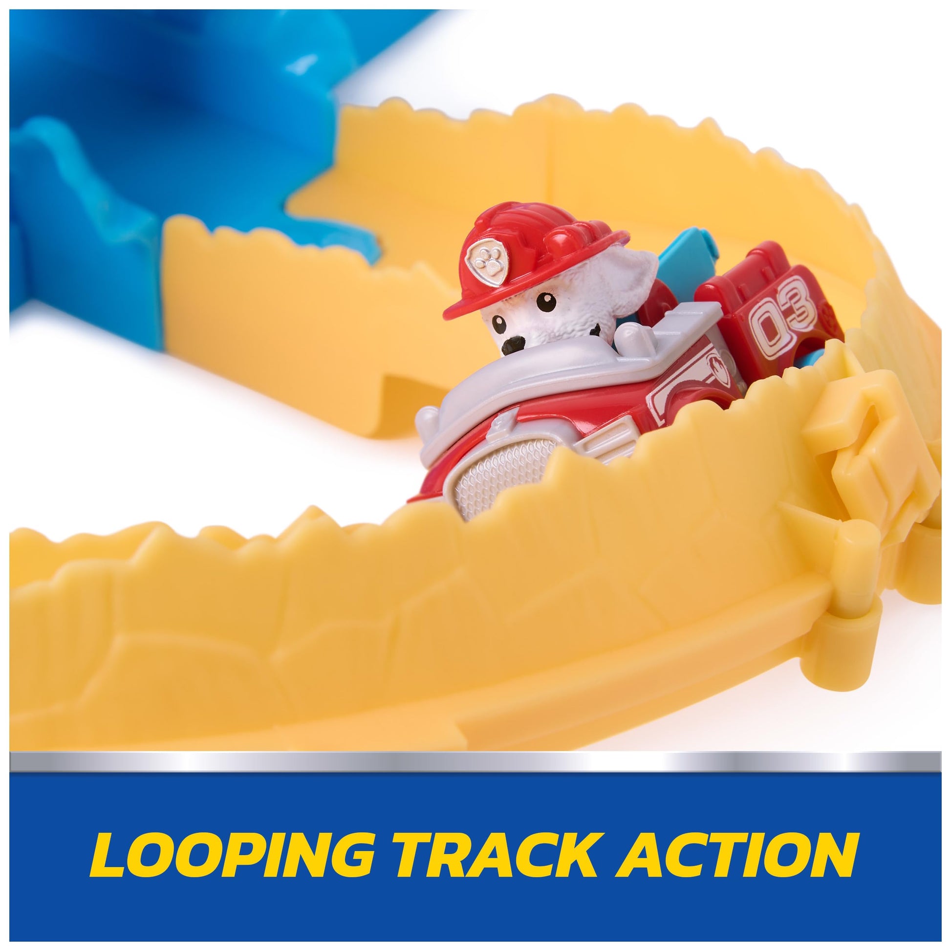 PAW Patrol Pup Squad Track Set Looping Playset & Toy Car Vehicle