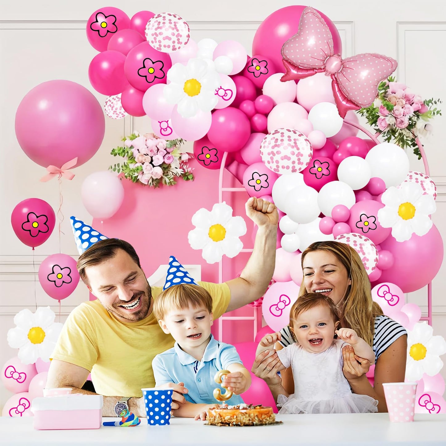 126 Pink Balloon Garland Kit Birthday Party Decorations Supplies