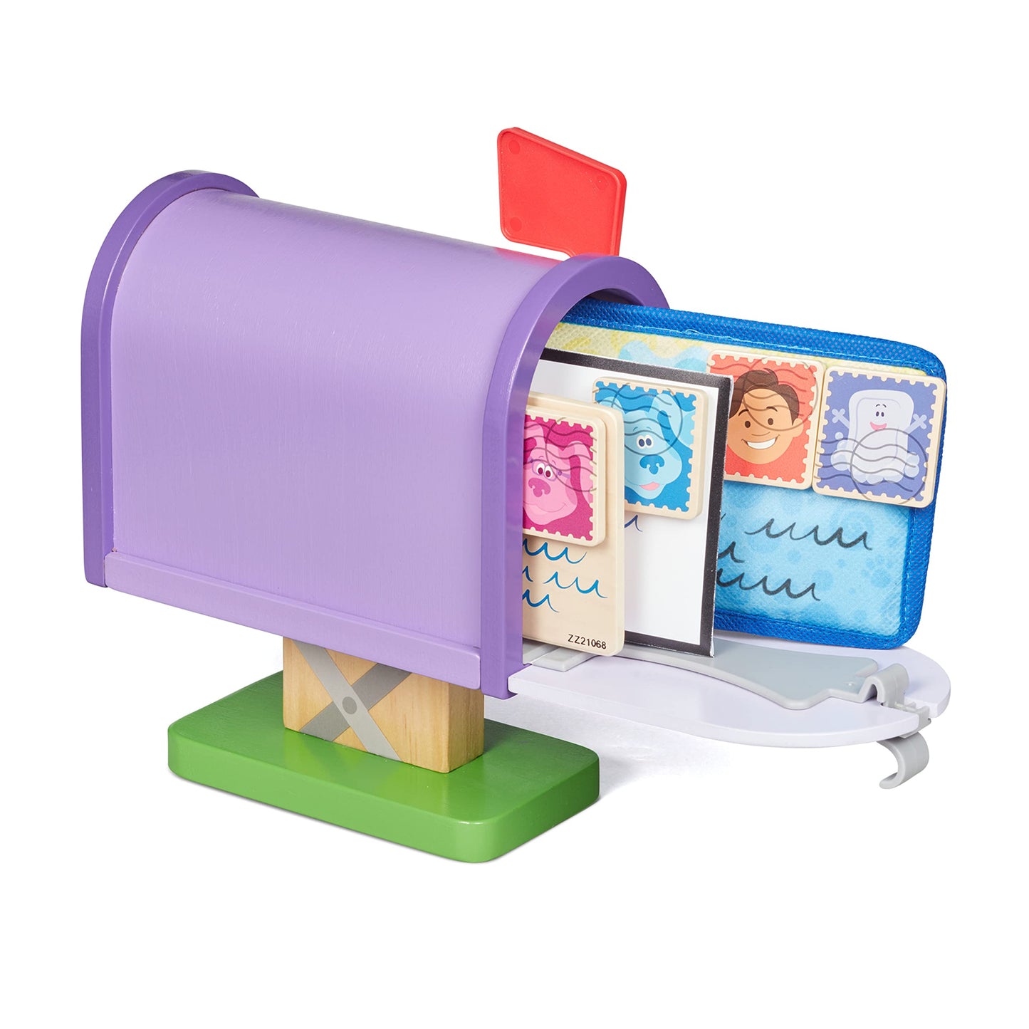 Melissa & Doug Blue's Clues & You! Wooden Mailbox Play Set (27 Pieces)