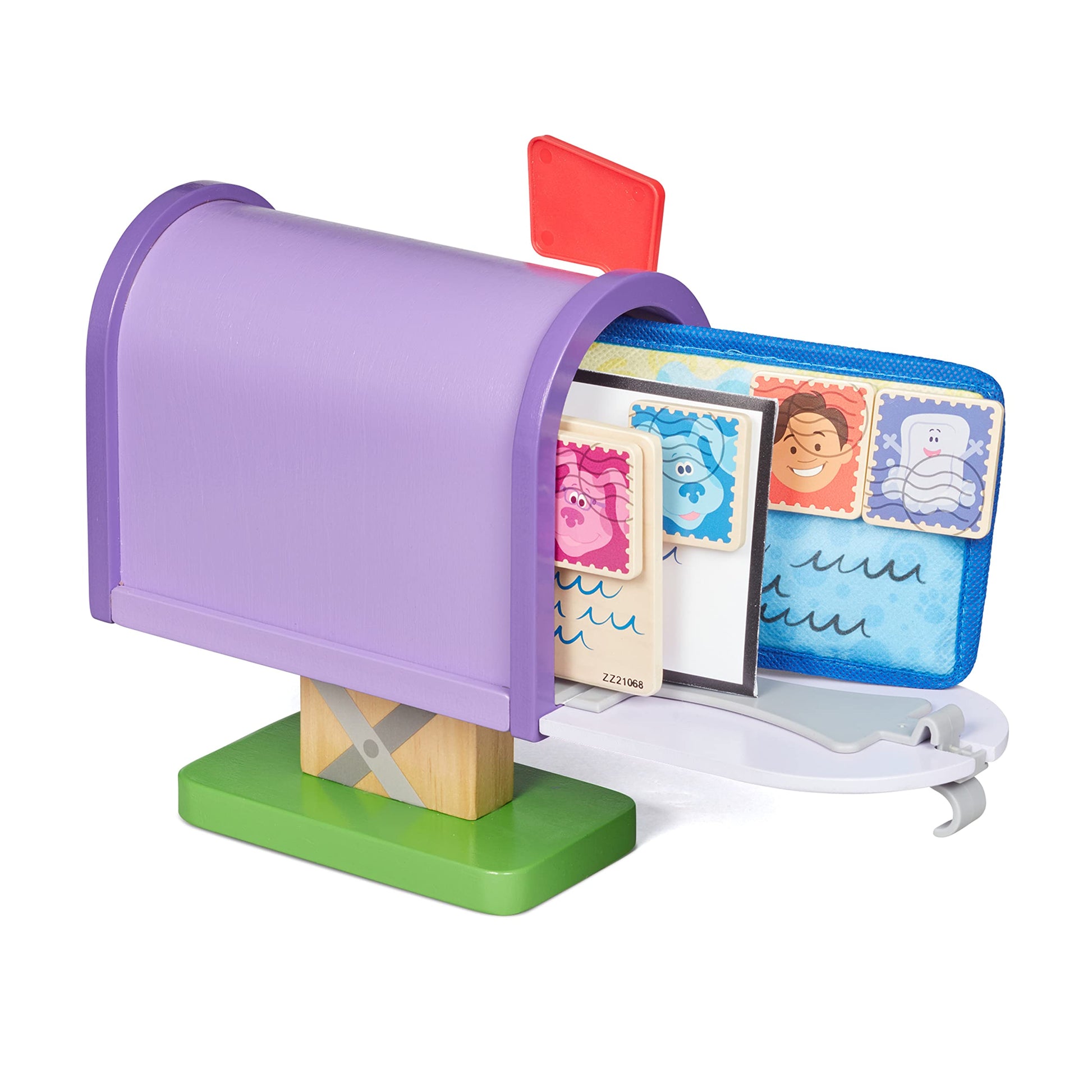 Melissa & Doug Blue's Clues & You! Wooden Mailbox Play Set (27 Pieces)