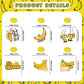 Banana Party Decorations Banana Birthday Decorations Let's Go Bananas Banner Hanging Swirls for Fruit Themed Party Decorations