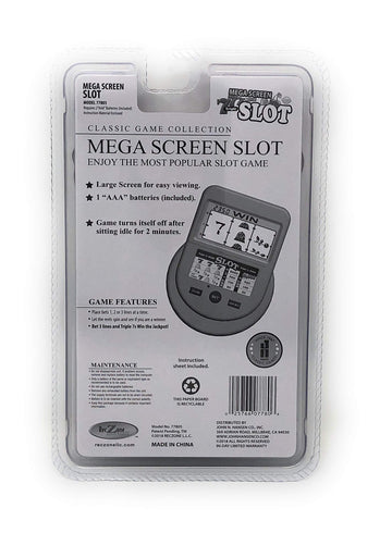Classic Games Mega Screen Slot Machine Handheld Arcade Game