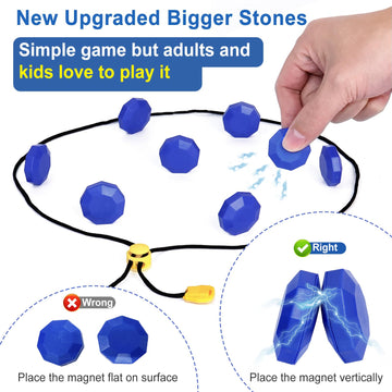 Magnetic Chess Game, Magnet Game with String, Puzzle Strategy Family Games, Party Travel Desktop Game, Kids Gift Education Games