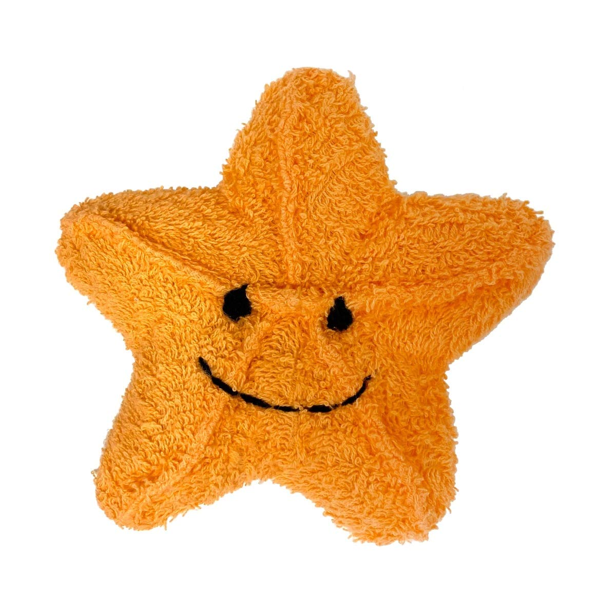 Plantlife Soft Starfish Bath Scrubby - Hand Made Natural Ramie Scrubby Safe for Kids to Use - Naturally Dyed Ramie for Shower - Kid Tested with No