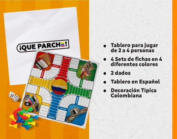 PARQUES Colombiano para 2 a 4 Jugadores Colombian Parques Board Game, Parcheesi Board Game, Juegos De Mesa para Adultos, Productos Colombianos