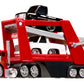 CarTuned Rig$ Car Carrier with 2 GM Cars, 87 Chevy C10 & 90 Chevy 454 SS