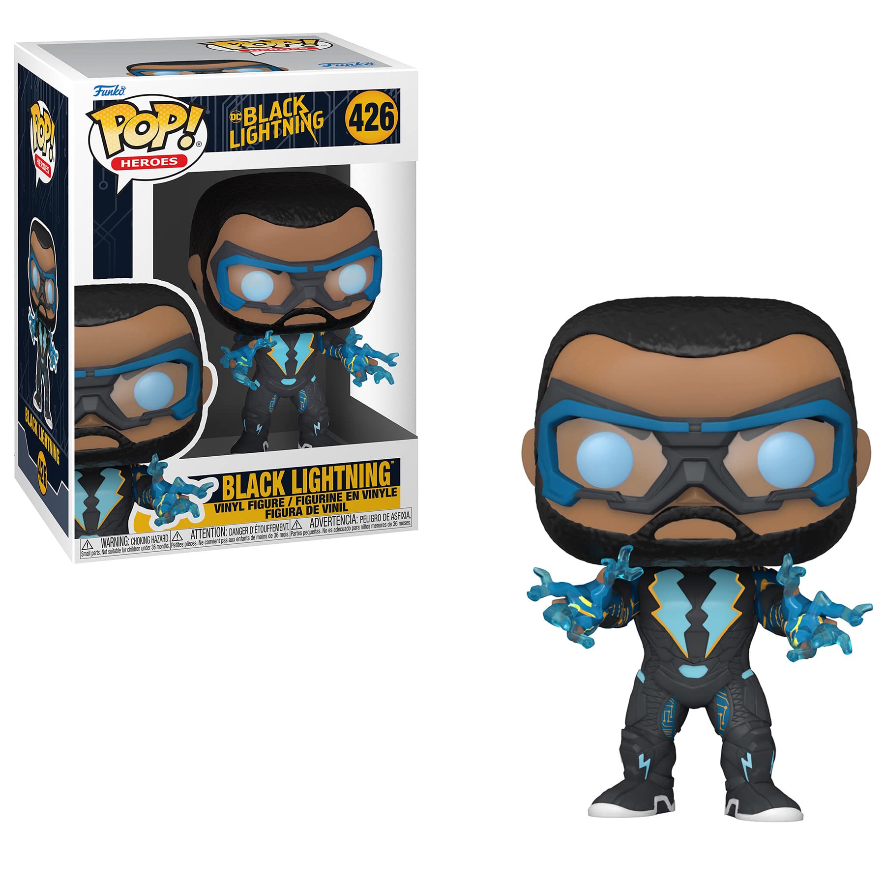 Funko POP! DC Black Lightning Collectors Set - Black Lightning, Thunder, and Tobias Whale