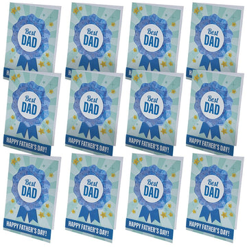 Father’s Day Tissue Paper Card Craft Kit - Make 12 Cards - DIY Craft Gifts for Kids
