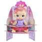 My Garden Baby Kitten Bebe and Pees Pink Ears Baby Doll Toy with Diaper, Bottle, Headband and Accessories, Gift +3 Years (Mattel HHL21)