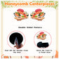 9 PCS Sushi Honeycomb Centerpieces for Table Decor, Sushi Table Decorations Table Toppers for Japanese Food Sushi Party Decorations Sushi Birthday