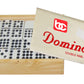 Bene Casa - Hand Crafted Double 9 Dominoes Set with Wooden Storage Box - 55 Piece Set - Dominoes Feature Brass Spinners
