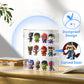 AITEE Acrylic Display Case for Mini Funko Pop Figures, Clear Wall Mounted or Desktop 3 Layer Storage Cabinet Organizer for Mini