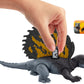 Mattel Jurassic World Strike Attack Edaphosaurus Dinosaur Action Figure Toy with Attack Feature & Movable Joints