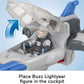 Fisher-Price Disney and Pixar Lightyear Toys Imaginext Hyperspeed Explorer XL-01 Spaceship & Buzz Lightyear Figure Set for Pretend Play Ages 3+ Years