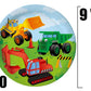 Serves 30 Complete Party Pack Kids Construction Birthday Party Supplies 9" Dinner Paper Plates 7" Dessert Paper Plates 9 oz Cups 3 Ply Napkins