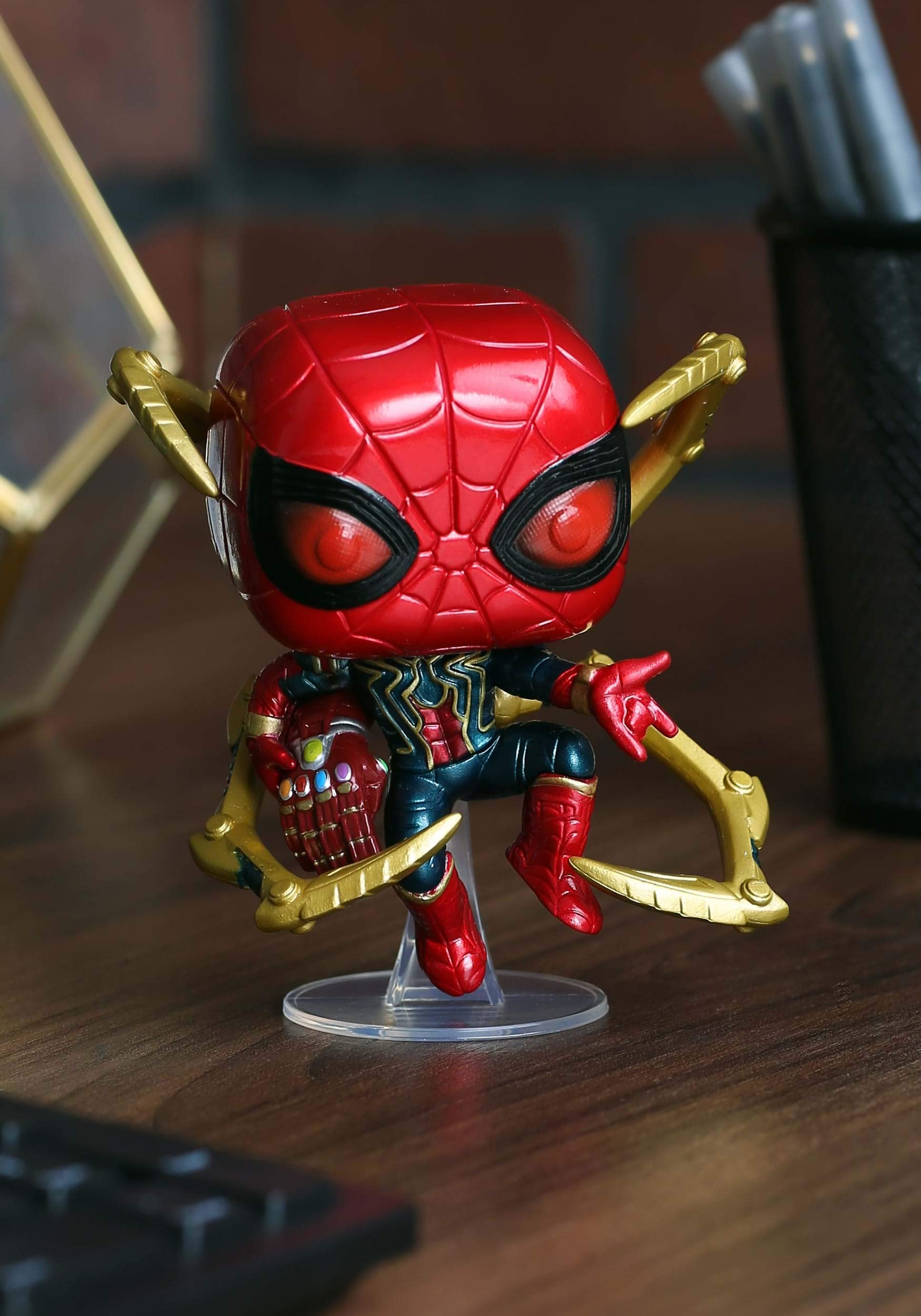 Funko Pop Marvel: Avengers Endgame - Iron Spider with Nano Gauntlet - Collectable Vinyl Figure - Gift Idea - Official Merchandise - Toys for Kids &
