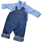 Constructive Playthings-GAN-61 Washable Clothing for 12-14 Inch Baby Dolls, Set of 4 Outfits