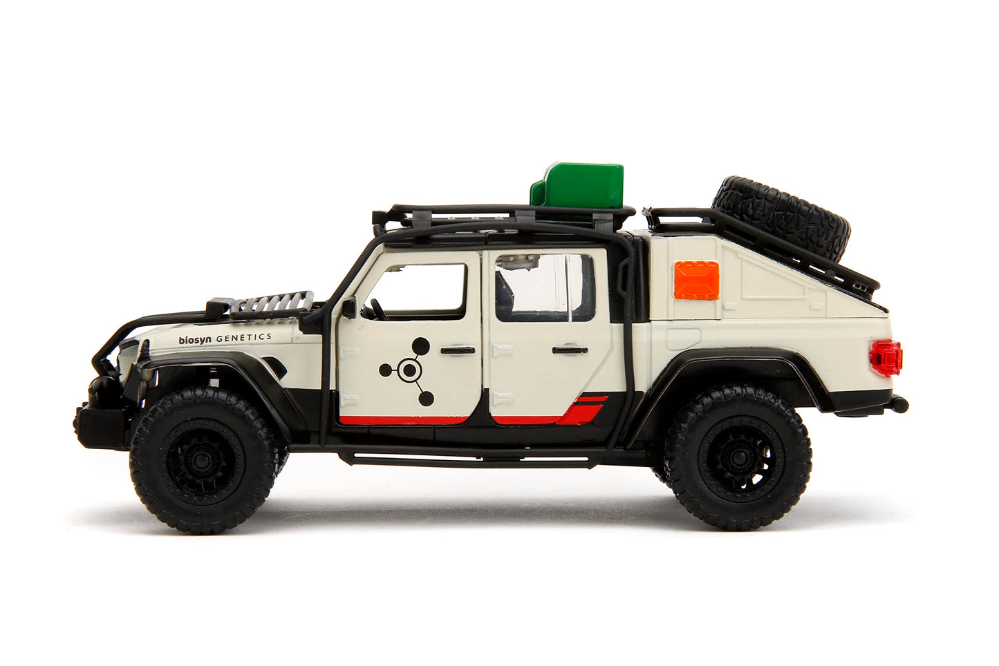 Jada Jurassic World Dominion 1:32 Jeep Gladiator Die-Cast Car, Toys for Kids and Adults