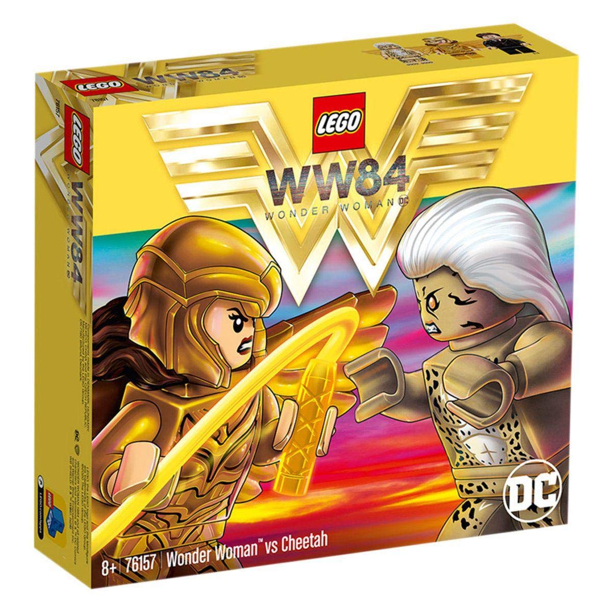 LEGO DC Wonder Woman vs Cheetah 76157 with Wonder Woman (Diana Prince), The Cheetah (Barbara Minerva) and Max; Action Figure Toy for Kids Aged 8