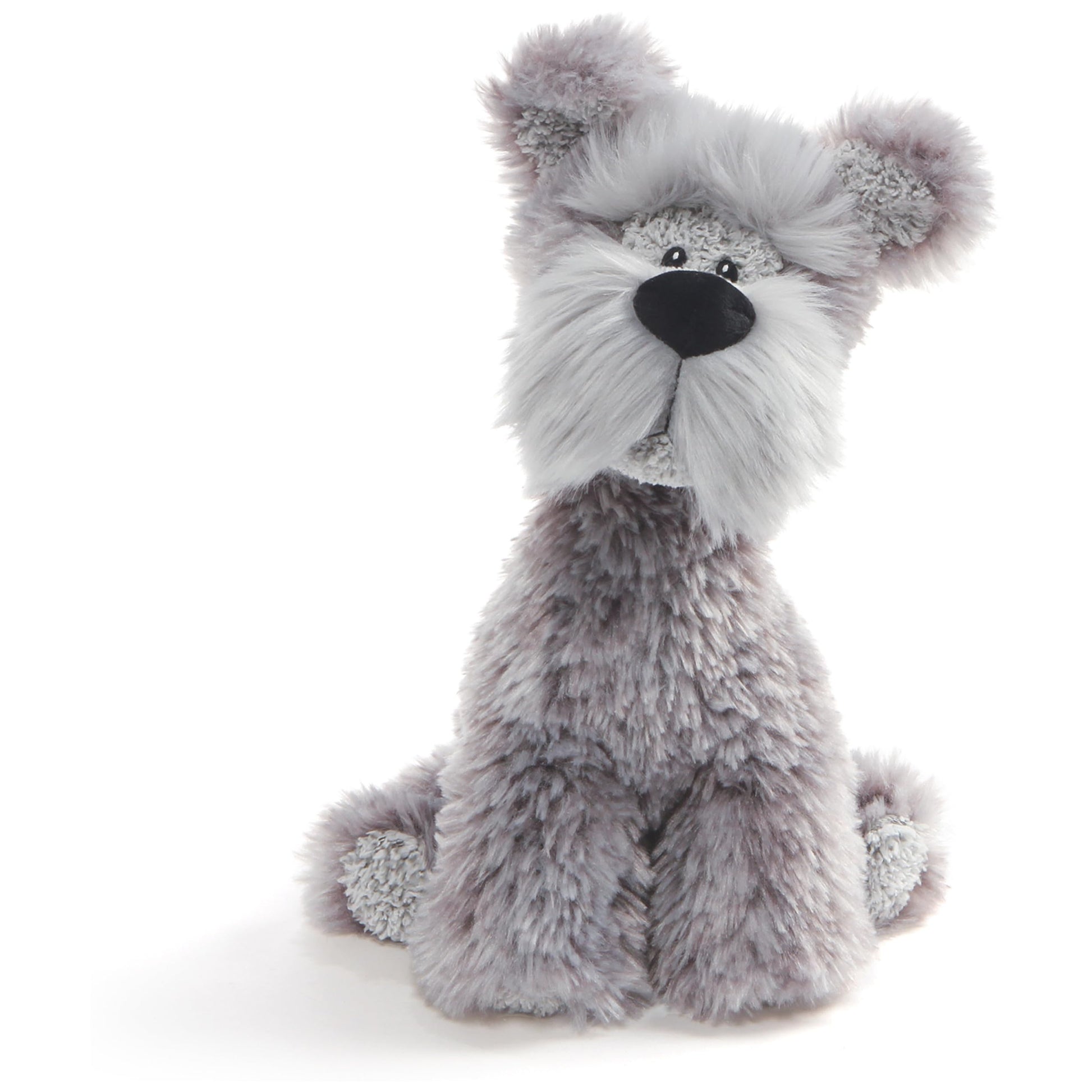 GUND Bentley Wire Hair Terrier Dog 11.5"" Plush, Gray (320585)