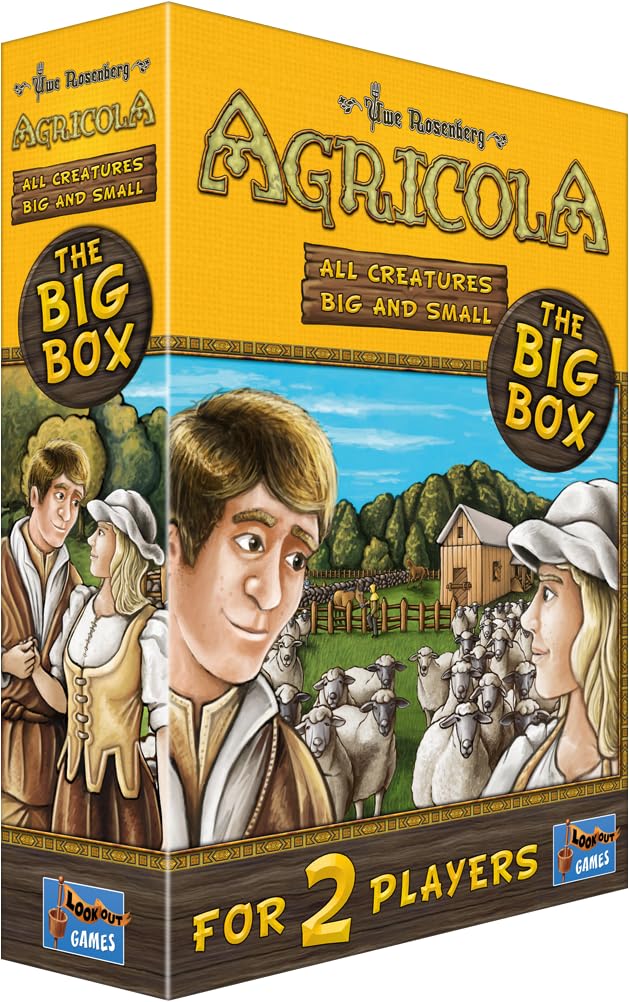 Agricola All Creatures Big and Small The Big Box | Farming Game | Strategy Game for Adults and Kids | Family Board Game | Ages 10+ | 2 Players |