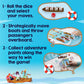 MindWare Overboard! Strategy Board Game for Kids & Families - Adventurous Dice Game with Boats, Passengers & Cards, 2-4 Players, Ages 8+