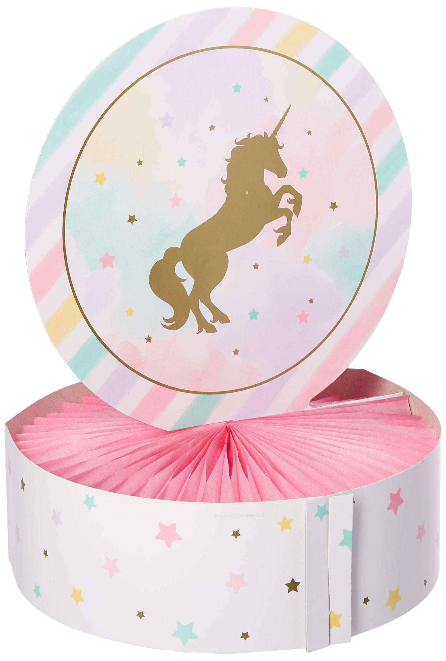 Creative Converting 329310 CENTERPIECE HC, FOIL, 12x9", Multicolor