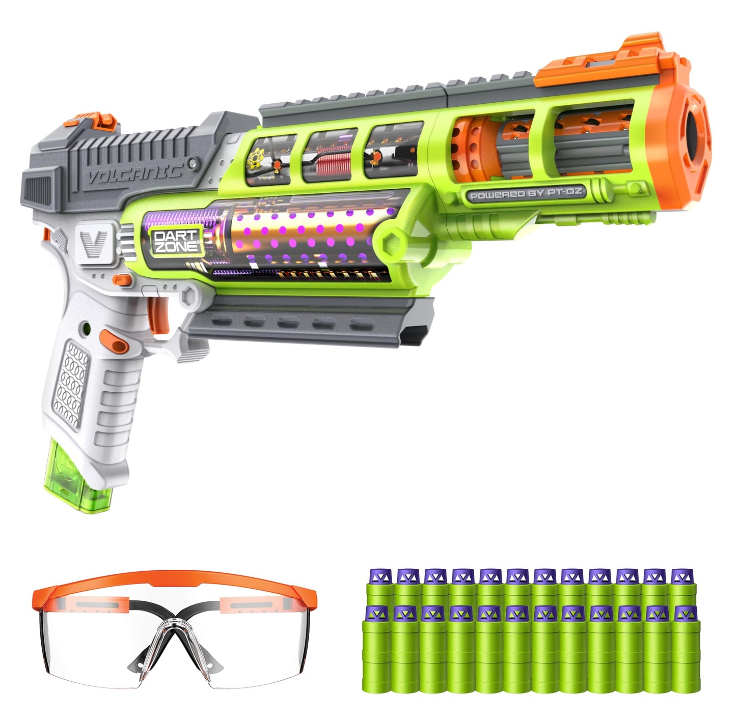Dart Zone Max Nitroshot+ Volcanic Pro Blaster