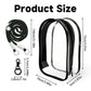 CAIMOREE Clear Figure Display Bag with Keychain and Lanyard, Protective Doll Case, 15cm/5.91in Crossbody Doll Storage Bag