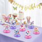10PCS Butterfly Centerpieces for Tables Butterfly Girls Birthday Decorations Honeycomb Table Toppers for Baby Shower Gender Reveal Spring Tea Party