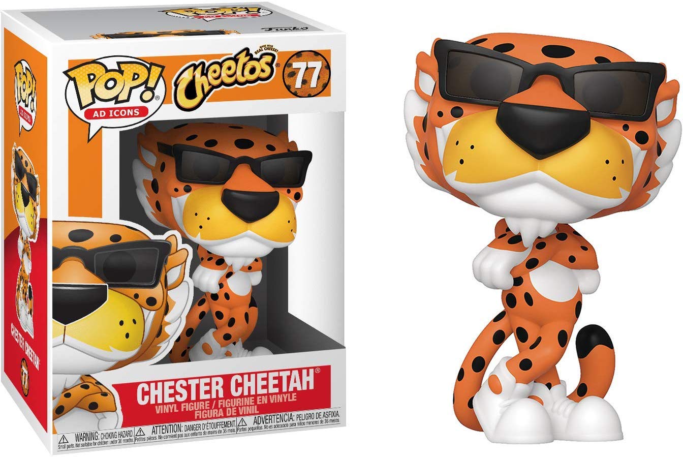 Pop Ad Icons: Cheetos Chester Cheetah Pop Vinyl Figure (Includes Compatible Pop Box Protector Case)