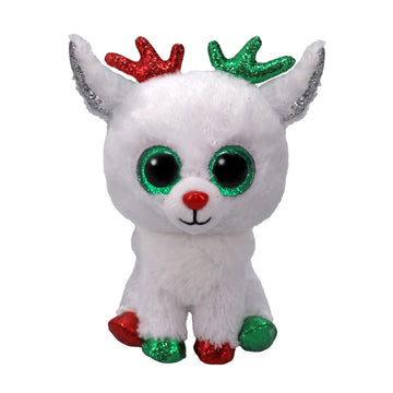 TY Beanie Boo Snowdrop the Christmas Reindeer - 6"