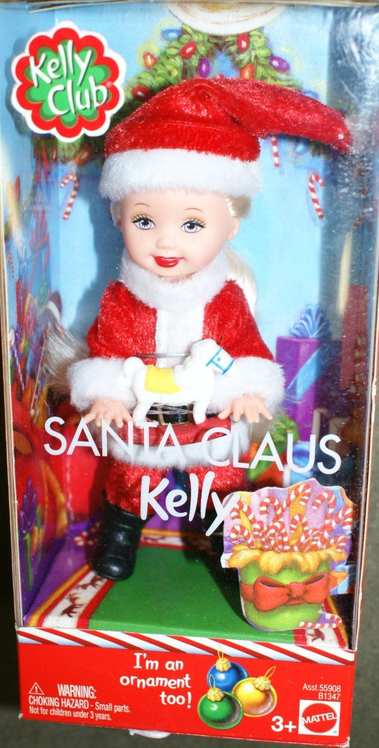 Barbie Kelly Club Santa Claus Kelly doll ornament too
