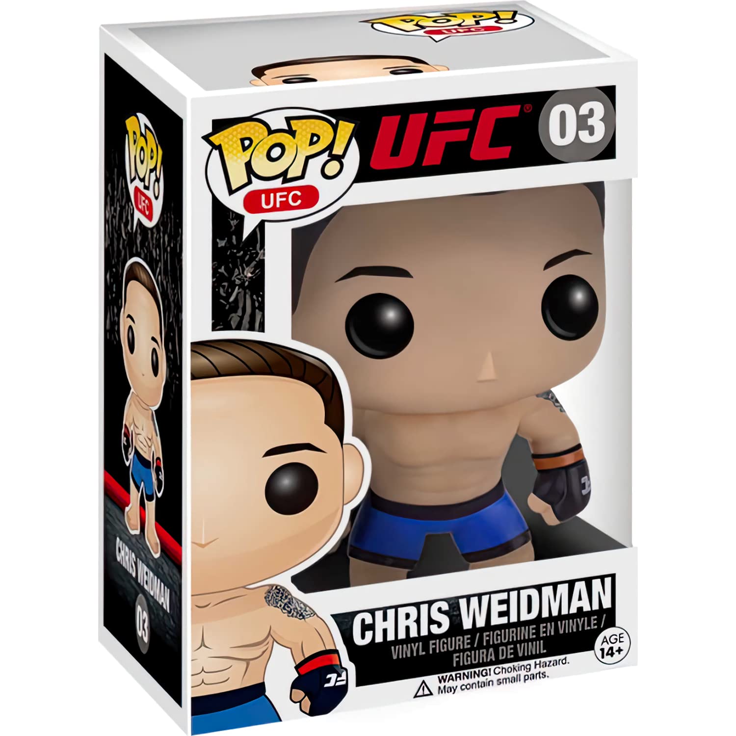C h r i s Weidm a n: Fun ko P o p ! Vinyl Figurine Bundle with 1 Compatible 'ToysDiva' Graphic Protector (003-10692 - B)